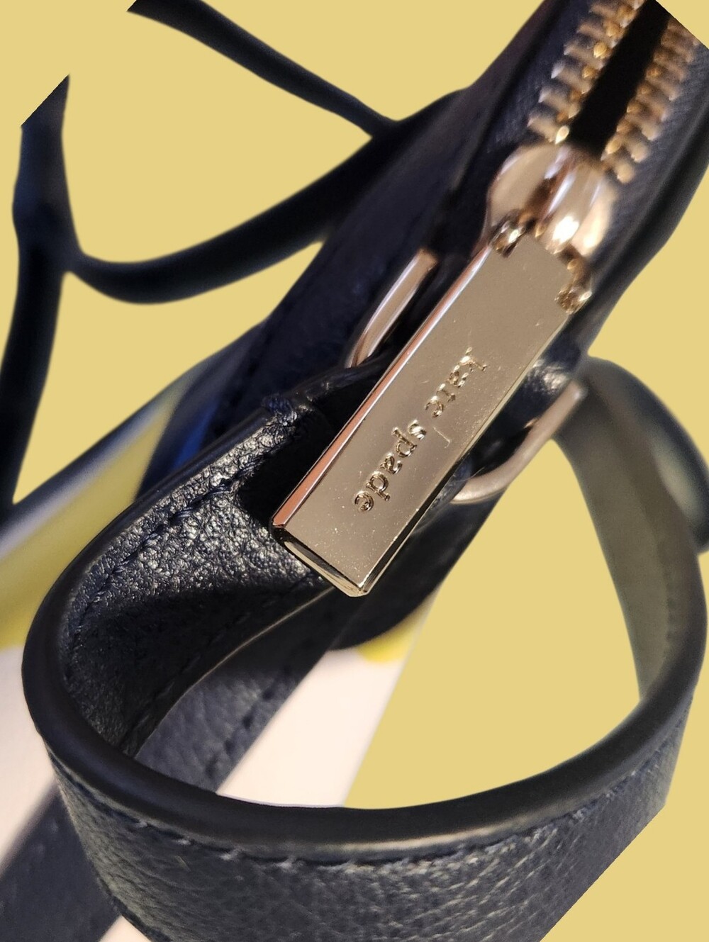 Kate Spade "Sylvia" Lemon Zest Dome Crossbody , Wallet And Dusty - Picture 5 of 12